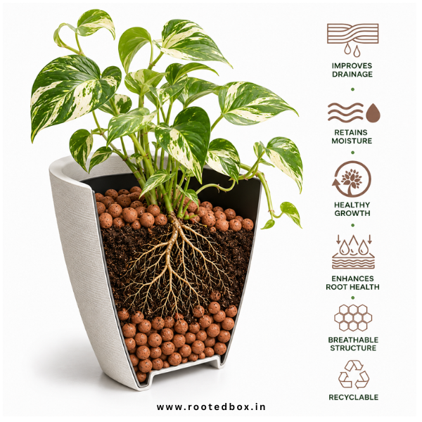 LECA Clay Balls – Lightweight Expanded Clay Aggregate for Hydroponics & Indoor Plants - Image 2
